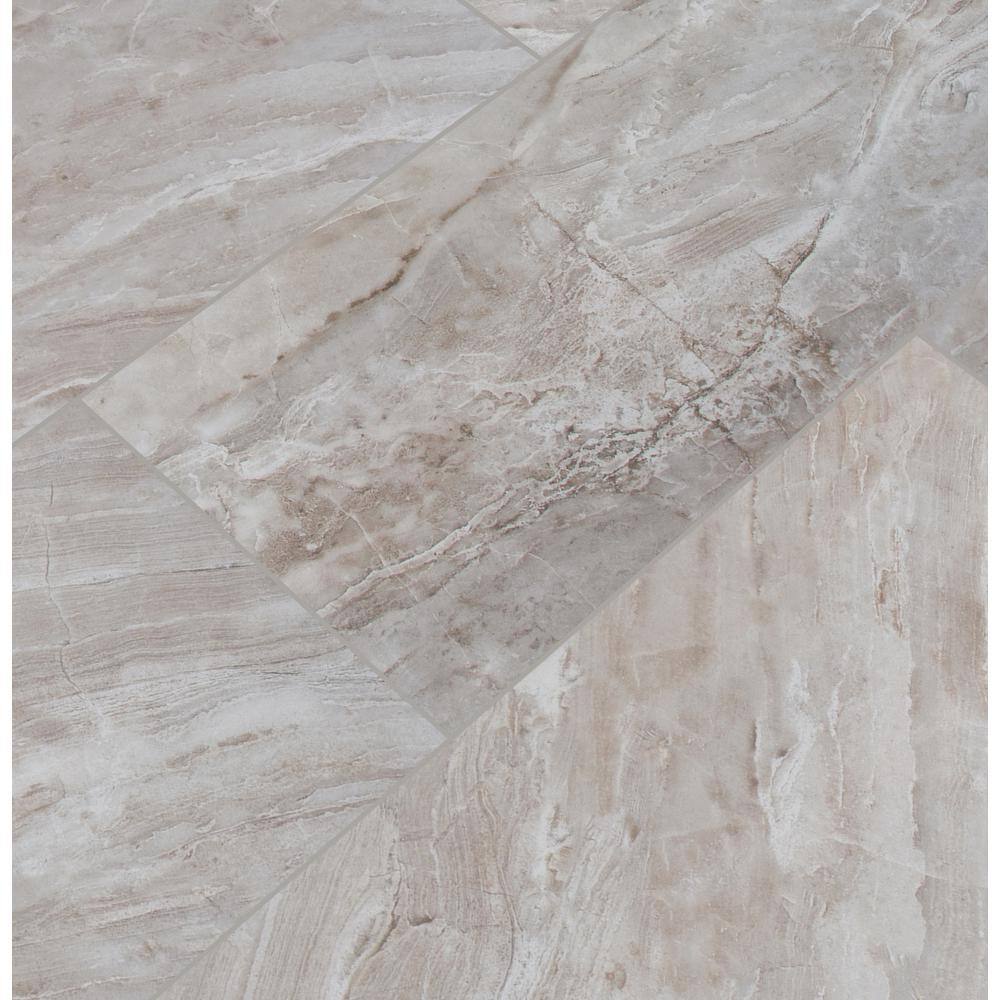 MSI Bergamo Gris 12 in. x 24 in. Matte Ceramic Floor and Wall Tile (16 sq. ft. / case)