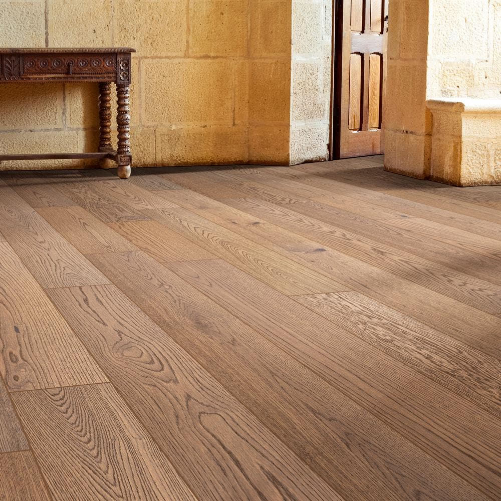 MSI Beverly Mill White Oak XL 1/2 in. T x 7.48 in. W Tongue and Groove Engineered Hardwood Flooring (1398.96 sq. ft./pallet)