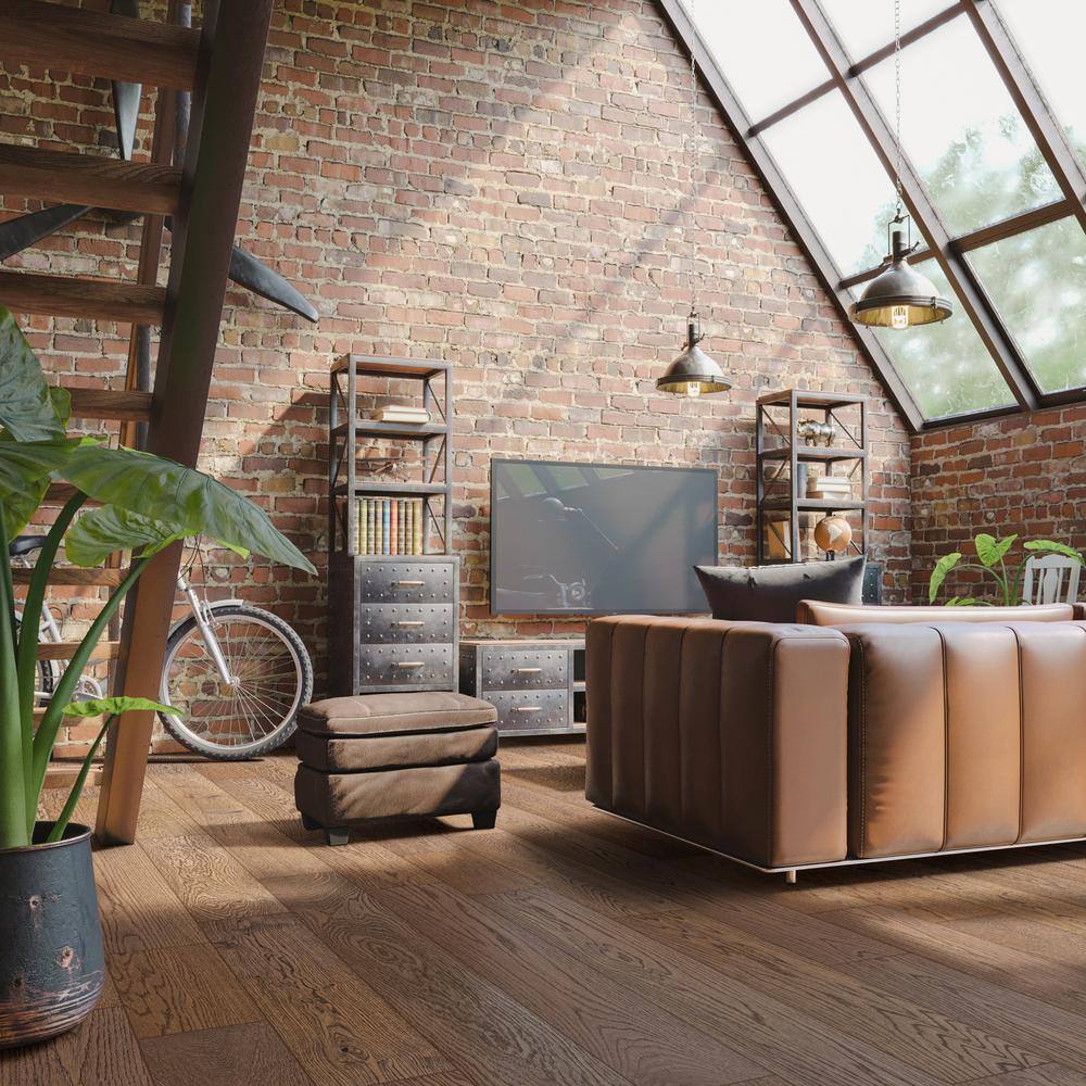 MSI Beverly Mill White Oak XL 1/2 in. T x 7.48 in. W Tongue and Groove Engineered Hardwood Flooring (1398.96 sq. ft./pallet)