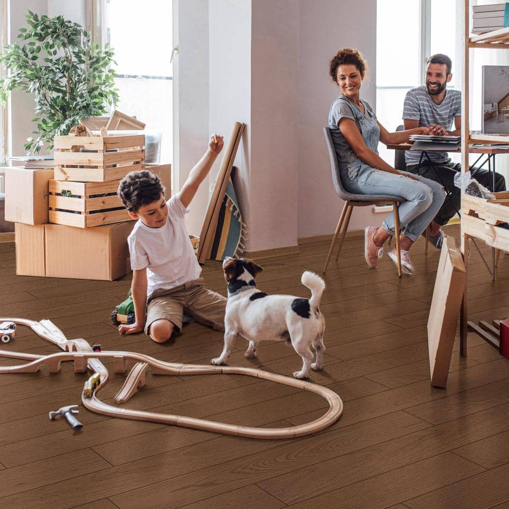 MSI Beverly Mill White Oak 3/8 in. T x 7 in. W Tongue and Groove Engineered Hardwood Flooring (23.37 sq. ft./case)