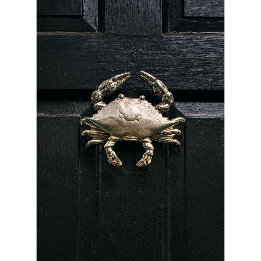 Nickel Silver Crab Door Knocker - Super Arbor