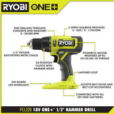 18-Volt ONE+ Cordless 1/2 in. Hammer Drill/Driver with Handle with 2.0 Ah Battery and Charger Kit