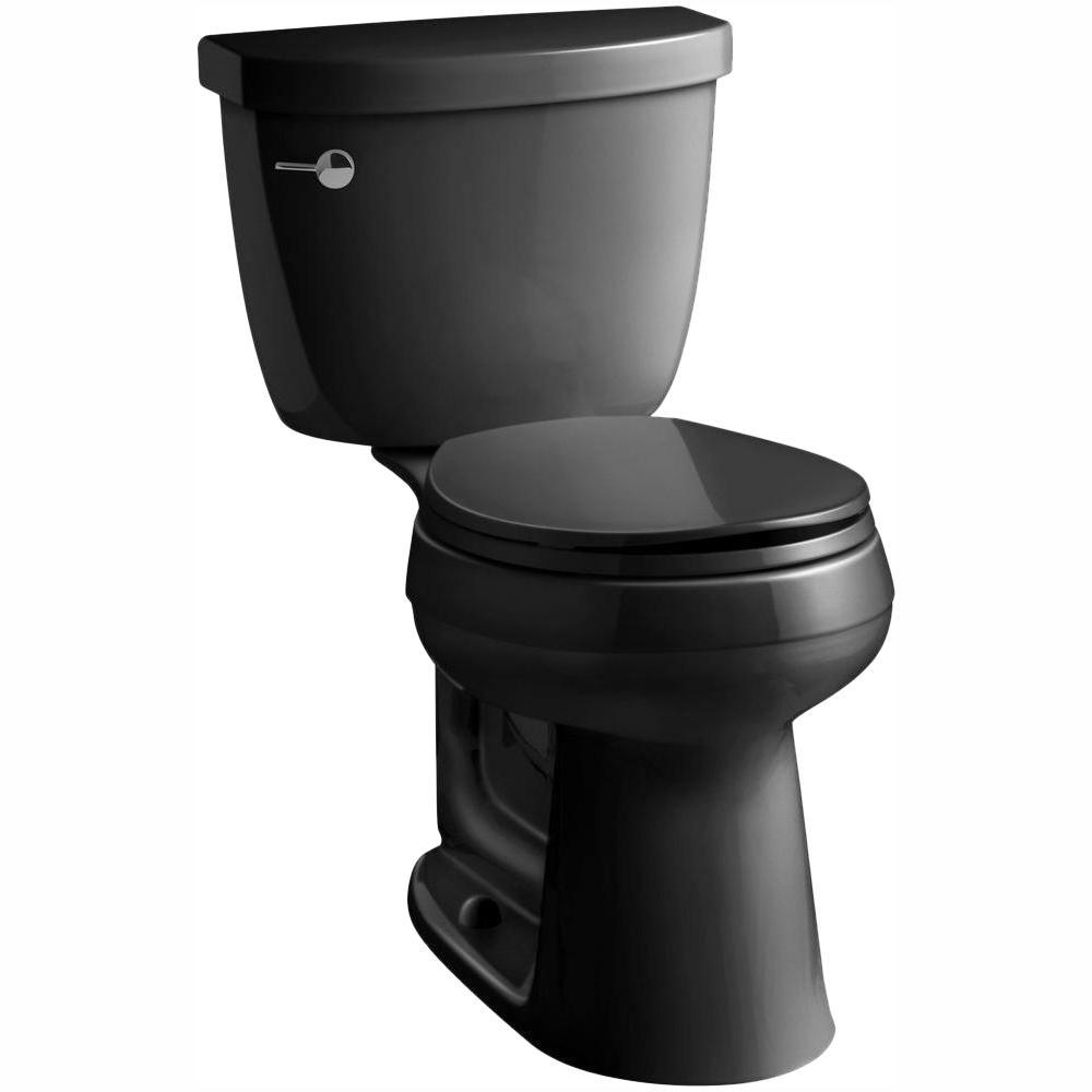 Cimarron Comfort Height 2-Piece 1.28 GPF Single Flush Round Toilet with AquaPiston Flush Technology in White - Super Arbor