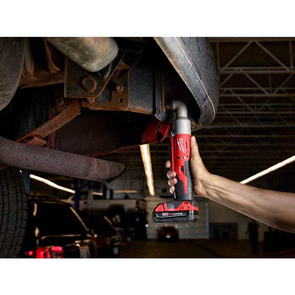 M18 18-Volt Lithium-Ion Cordless 1/4 in. Hex 2-Speed Right Angle Impact Driver (Tool-Only)