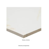 Yosemite White 16 in. x 32 in. Polished Porcelain Floor and Wall Tile (14.2 sq. ft./Case)