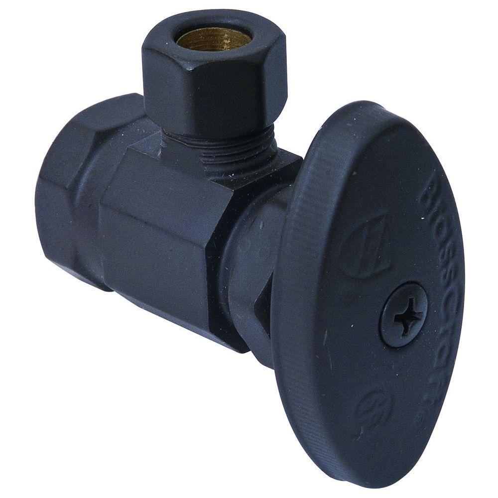 1/2 in. FIP Inlet x 3/8 in. Comp Outlet Multi Turn Angle Valve - Super Arbor