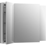 Verdera 40 in. W x 30 in. H Recessed Medicine Cabinet in Anodized Aluminum
