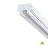 4 ft. 2-Light T8 Industrial LED White Strip Light with 1800 Lumen DLC Flex Tubes 4000K - Super Arbor
