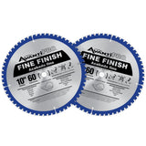 12 in. x 80-Teeth Fine Finish Saw Blade (2-Pack) - Super Arbor