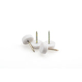 3/4 in. White Base Nail-On Glides (100-Pack) - Super Arbor