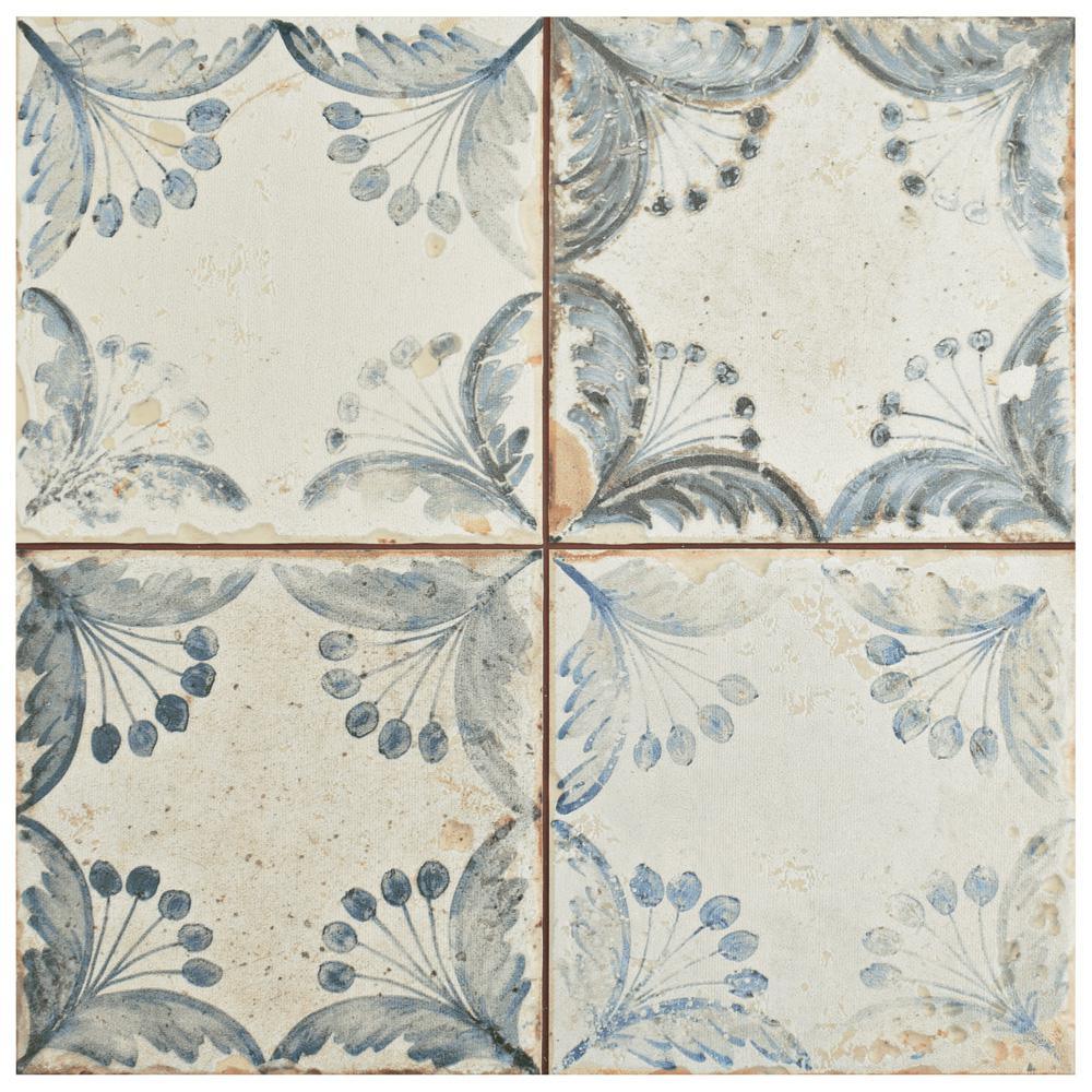 Oldker 13 in. x 13 in. Ceramic Floor and Wall Tile (12.2 sq. ft. / case) - Super Arbor