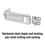 4-1/2 in. Hard Wrought Steel Body Hasp - Super Arbor