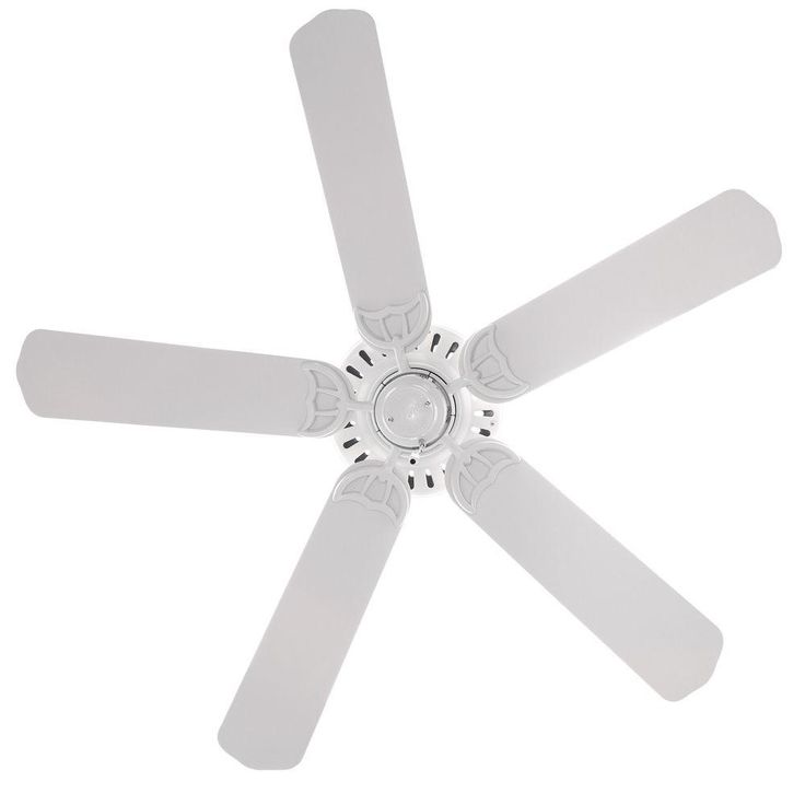 Bridgeport 52 in. Indoor/Outdoor White Damp Rated Ceiling Fan