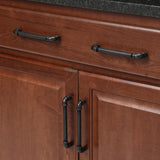 6-15/16 in. (160 mm) Pipeline Vintage Bronze Cabinet Center-to-Center Pull - Super Arbor