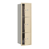 3700 Horizontal Series 3-Parcel Locker Recessed Mount Mailbox - Super Arbor