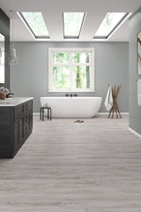 Style Selections Charleston Oak 12-mil x 7-in W x 48-in L Water Resistant Interlocking Luxury Vinyl Plank Flooring