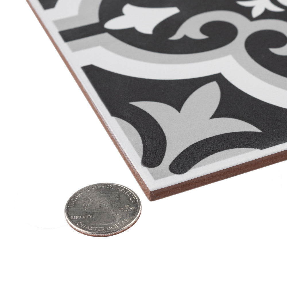 Merola Tile Braga Classic II Encaustic 7-3/4 in. x 7-3/4 in. Ceramic Floor and Wall Tile (10.94 sq. ft. / Case)