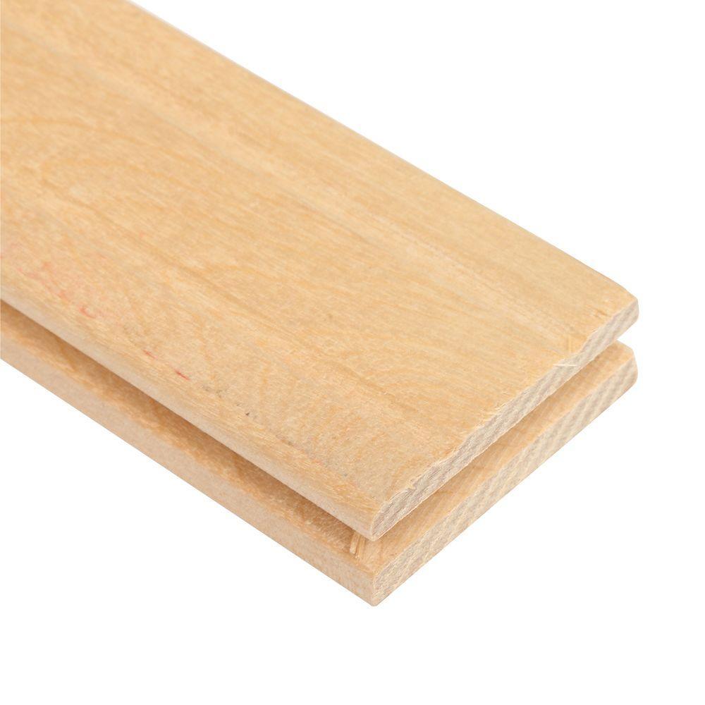 MONO SERRA Canadian Northern Birch Natural 3/4 in. x 3-1/4 in. Wide x Varying Length Solid Hardwood Flooring (20 sq. ft. / case) - Super Arbor