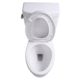 Step-In 59.6 in. Walk-In Non-Whirlpool Bathtub in White with 1.6 GPF Single Flush Toilet - Super Arbor