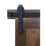 42 in. x 84 in. Hollywood Bright White Wood Sliding Barn Door with Hardware Kit - Super Arbor