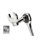 3/8 in. Drive 10-24 mm Crowfoot Wrench Set (10-Piece) - Super Arbor