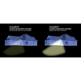 1-Light Black Motion Activated Outdoor Wall Lantern Sconce