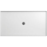 Ballast 66 in. x 36 in. Single Threshold Shower Base in White - Super Arbor