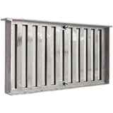 16 in. x 8 in. Automatic Open/Close Foundation Vent in Black