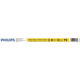 Philips 8-Watt 12 in. Linear T5 Fluorescent Tube Light Bulb Bright White (3000K)