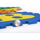 TrafficMASTER Multi-Color 12 in. x 12 in. x 0.43 in. ABC Playroom Floor (26-Pack)