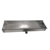 19 in. x 4 in. Drain Pan with Soldered Coupling 22-Gauge - Super Arbor