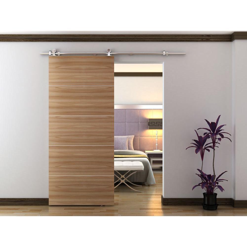 Stainless Steel Top Mount Rolling Door Hardware for Wood Doors - Super Arbor