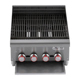 Commercial 24 in. Countertop Radiant Charbroiler