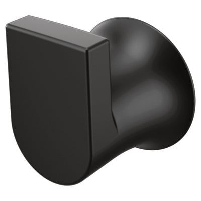 Moen Genta Single Hook Matte Black Towel Hook