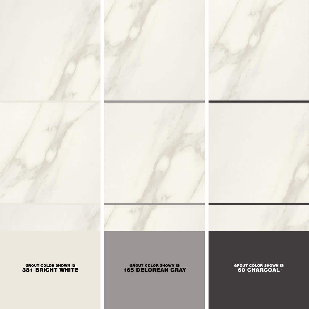 Daltile Selwyn Bianco Calacatta 12 in. x 12 in. Glazed Porcelain Floor and Wall Tile (14.55 sq. ft. / Case)