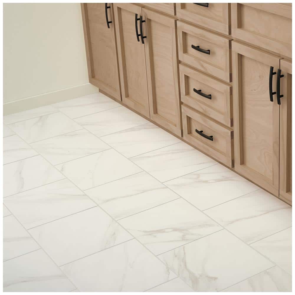 Daltile Selwyn Bianco Calacatta 12 in. x 12 in. Glazed Porcelain Floor and Wall Tile (14.55 sq. ft. / Case)