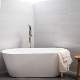 MSI Bianco Dolomite 24 in. x 48 in. Polished Porcelain Stone Look Floor and Wall Tile (16 sq. ft. /Case)