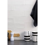 Ivy Hill Tile Birmingham Bianco 3 in. x 12 in. 8mm Polished Ceramic Subway Tile (5.38 sq. ft. / box)
