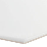 Ivy Hill Tile Birmingham Hexagon Bianco 4 in. x 8 in. 8mm Polished Ceramic Subway Tile (5.38 sq. ft. / box)