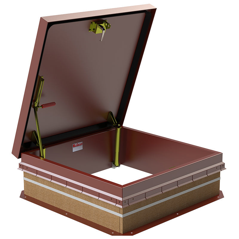 Bilco Type E Galvanized Roof Hatch-Ladder Access Red Oxide 36" x 36" E-20