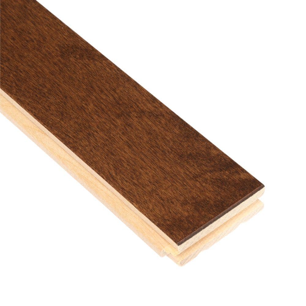 Mono Serra Canadian Northern Birch Cappuccino 3/4 in. T x 2-1/4 in. W Solid Hardwood Flooring (20 sq.ft./case)