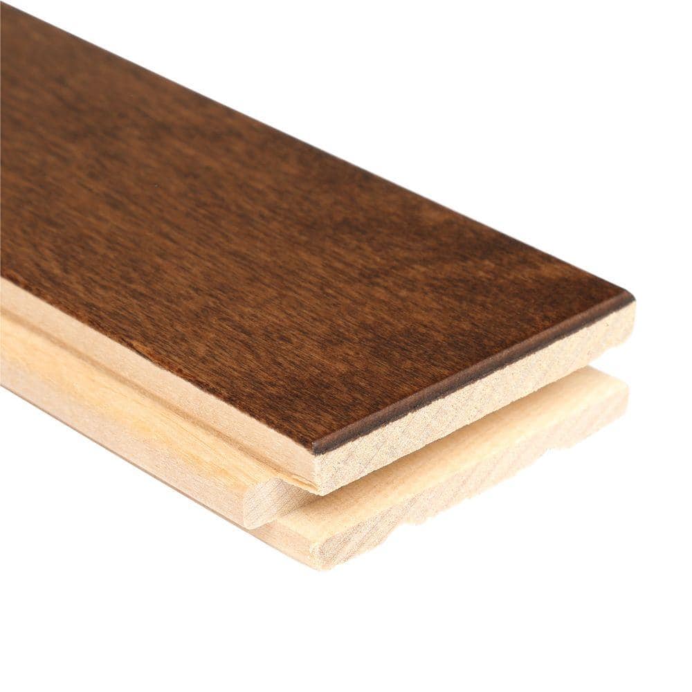 Mono Serra Canadian Northern Birch Cappuccino 3/4 in. T x 2-1/4 in. W Solid Hardwood Flooring (20 sq.ft./case)