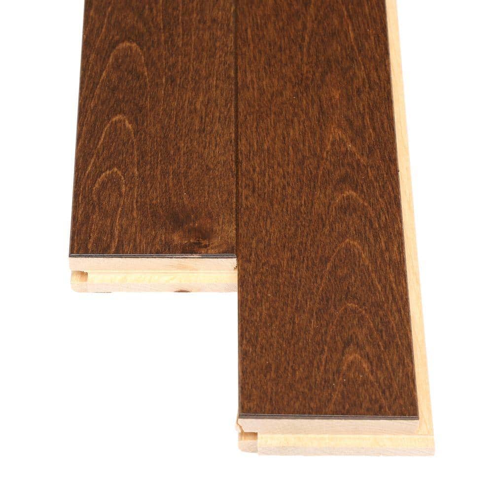 Mono Serra Canadian Northern Birch Cappuccino 3/4 in. T x 2-1/4 in. W Solid Hardwood Flooring (20 sq.ft./case)