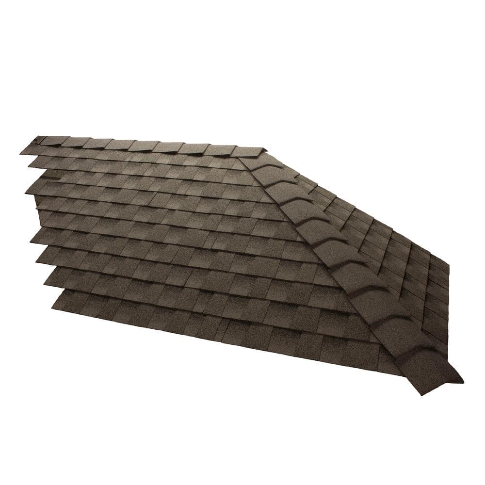 GAF TimberCrest Birchwood Bullnose Hip and Ridge Shingle - 20 Lin. Ft. Bundle