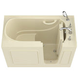 Universal Tubs HD Series 26 in. x 53 in. Right-Drain Quick-Fill Walk-In Soaking Bathtub in Biscuit