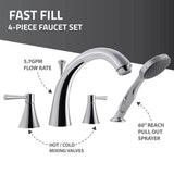 Universal Tubs HD Series 30 in. x 54 in. Left Drain Quick Fill Walk-In Soaking Bathtub in White