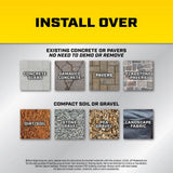 Bison Innovative Products Level.Up Adjustable Deck Pedestal Joist Support Kit (12-Pedestal Kit)