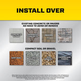 Bison Innovative Products Level.Up Adjustable Deck Pedestal Joist Support Expansion Kit (2-Pedestal Kit)