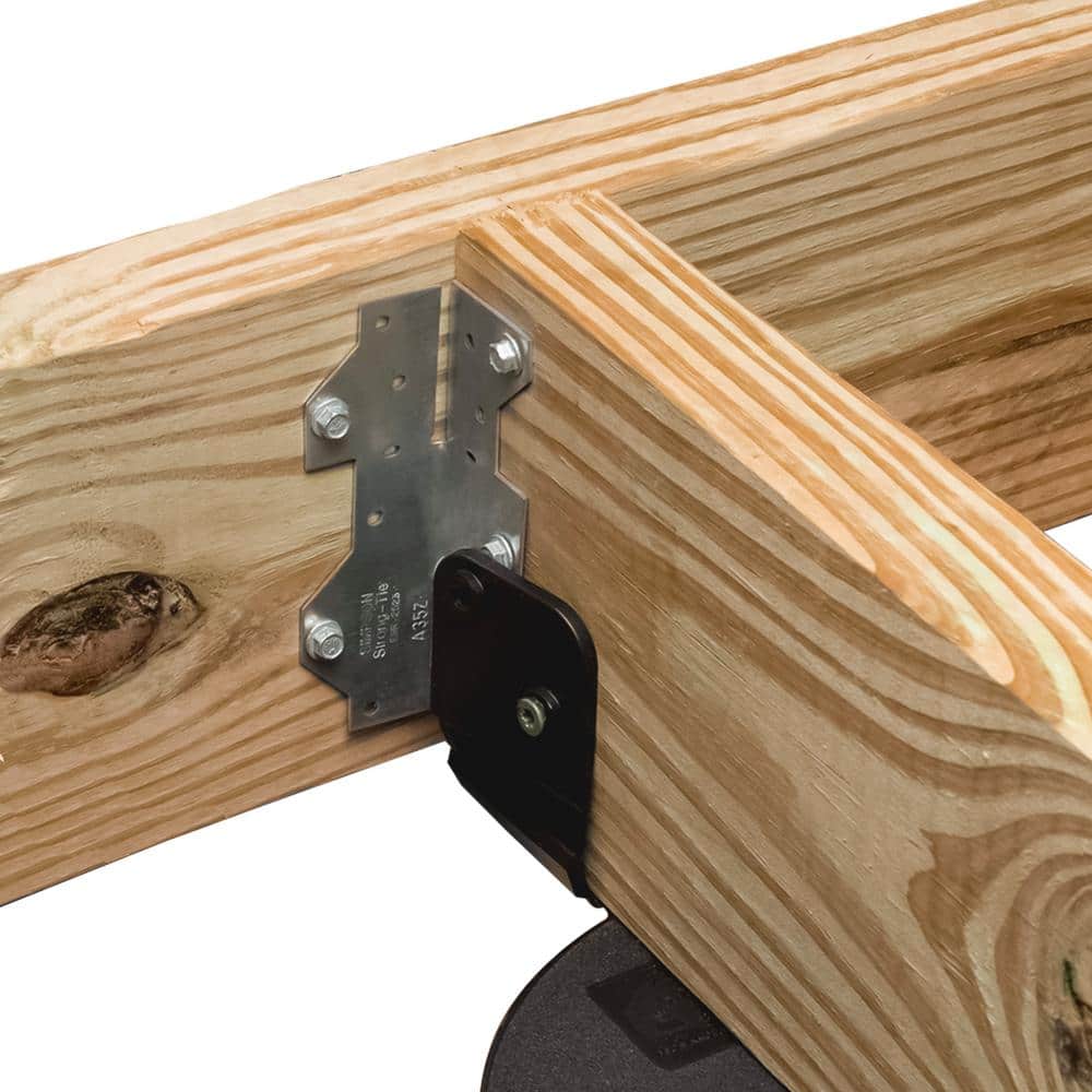 Bison Innovative Products Level.Up Pedestal System Accessory Joist Top Attachment (12-Pack)
