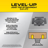 Bison Innovative Products Level.Up Pedestal System Accessory Joist Top Attachment (12-Pack)